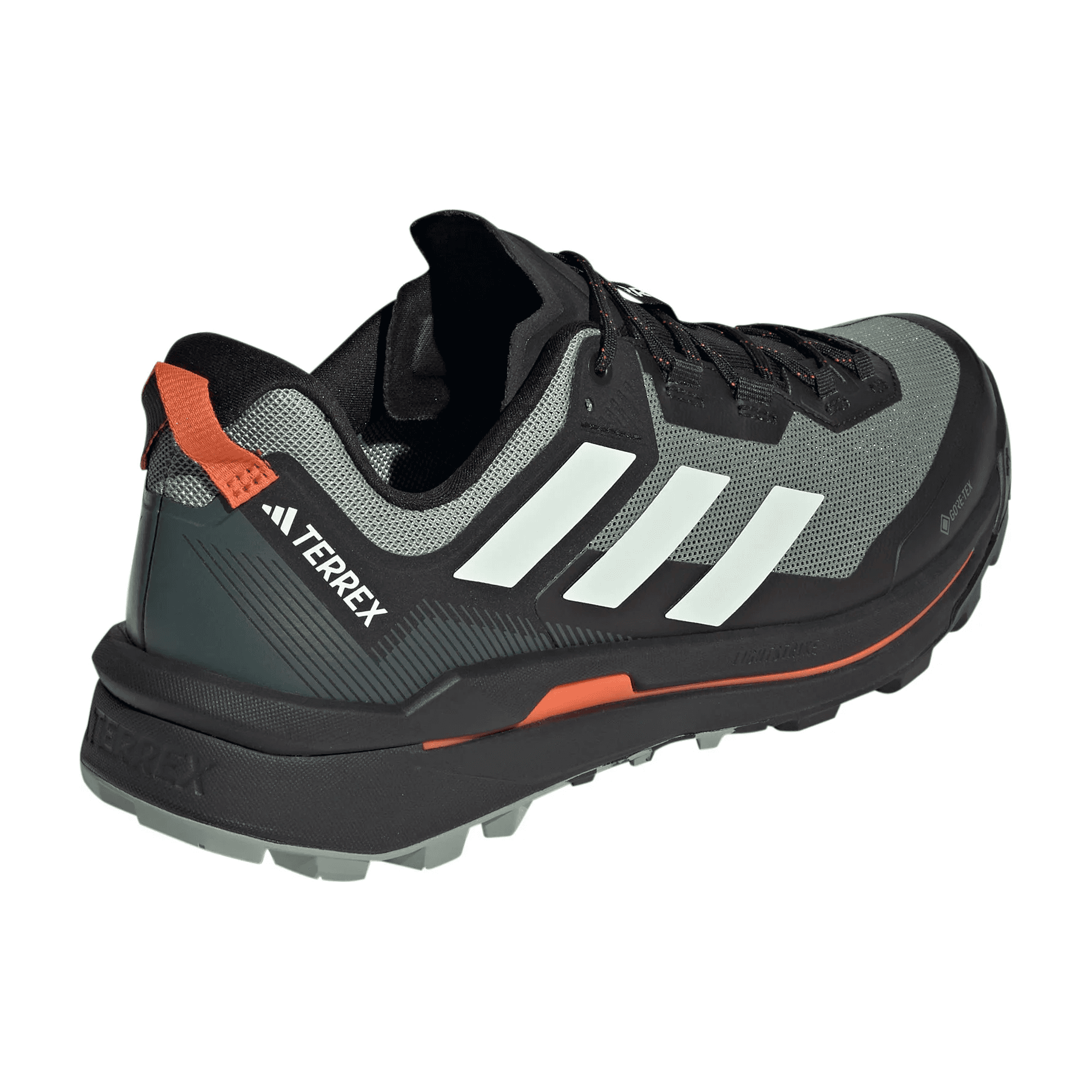Кроссовки Adidas TERREX SKYCHASER Альпинистские и треккинговые ботинки Low Топ Черный Льняной зеленый Унисекс - изображение 4