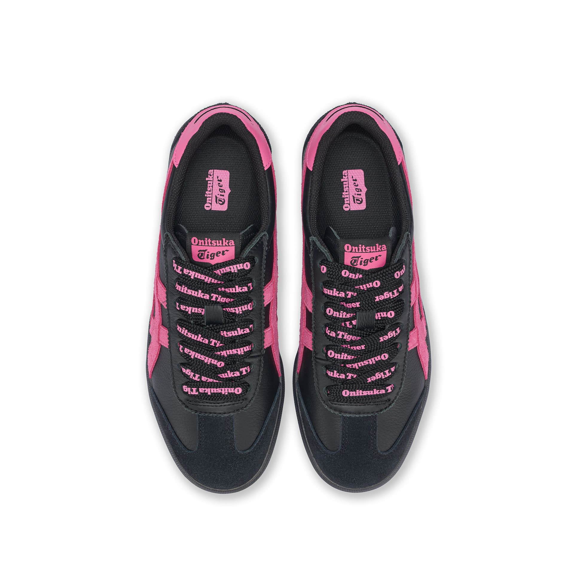 Кроссовки Onitsuka Tiger Tokuten Кеды немецкой армии (GAT) Low Топ Черный розовый Унисекс - изображение 5