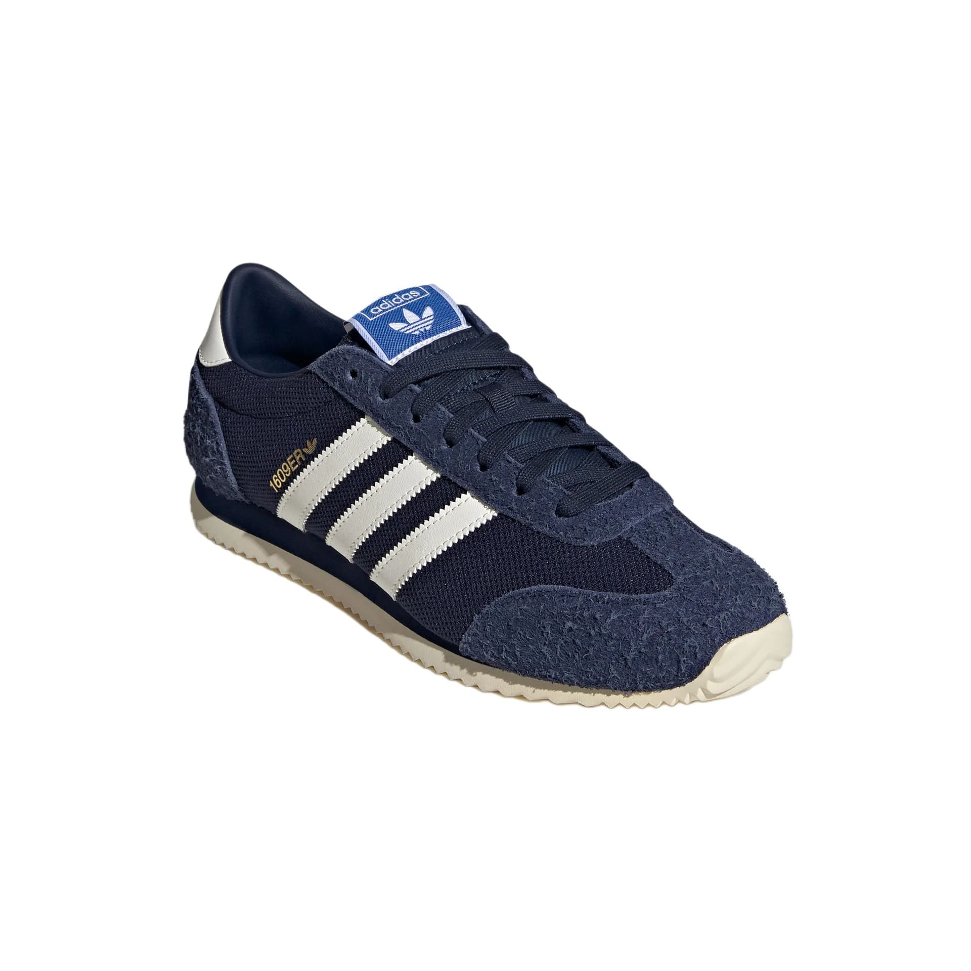 Кроссовки для спортзала Adidas Originals 1609ER Тренировочные кроссовки Low Топ Темный индиго Нефритовый белый Золото Унисекс - изображение 2