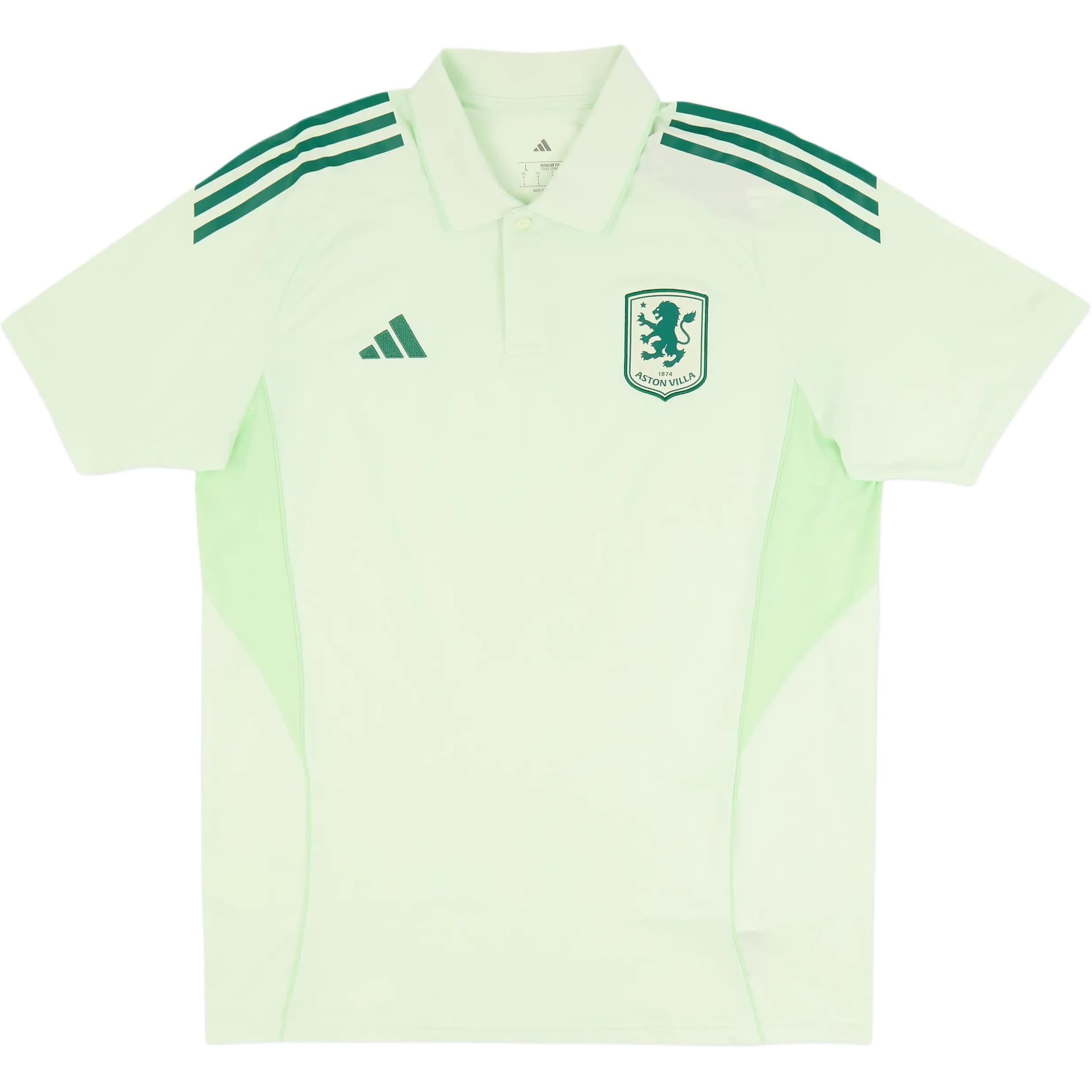 Поло Adidas Aston Villa Светло-зеленый Унисекс Поло - изображение 1
