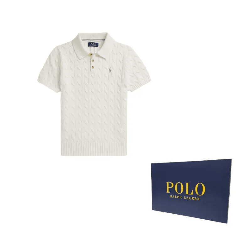 Свитер Polo Ralph Lauren молочно-белый для детей - изображение 5