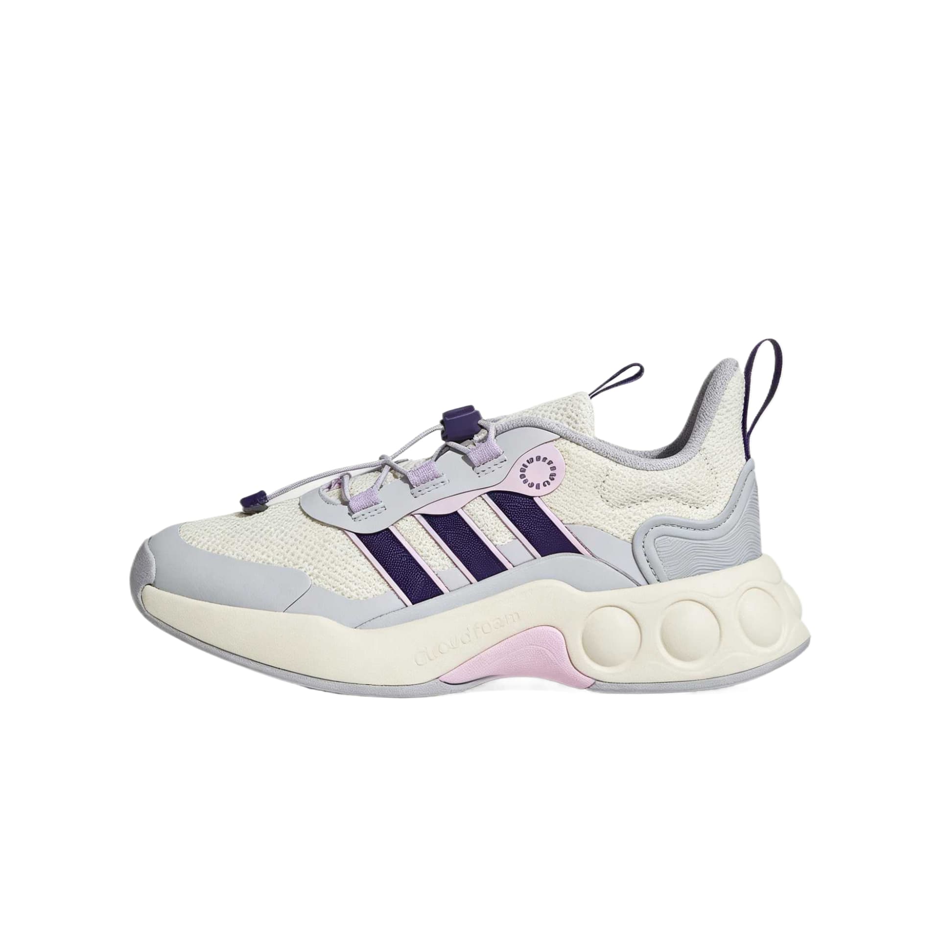 Adidas NITROBUBBLE Детская обувь для активного отдыха Низкий топ Айвори Сплошной серый Фиолетовый Kids - изображение 1