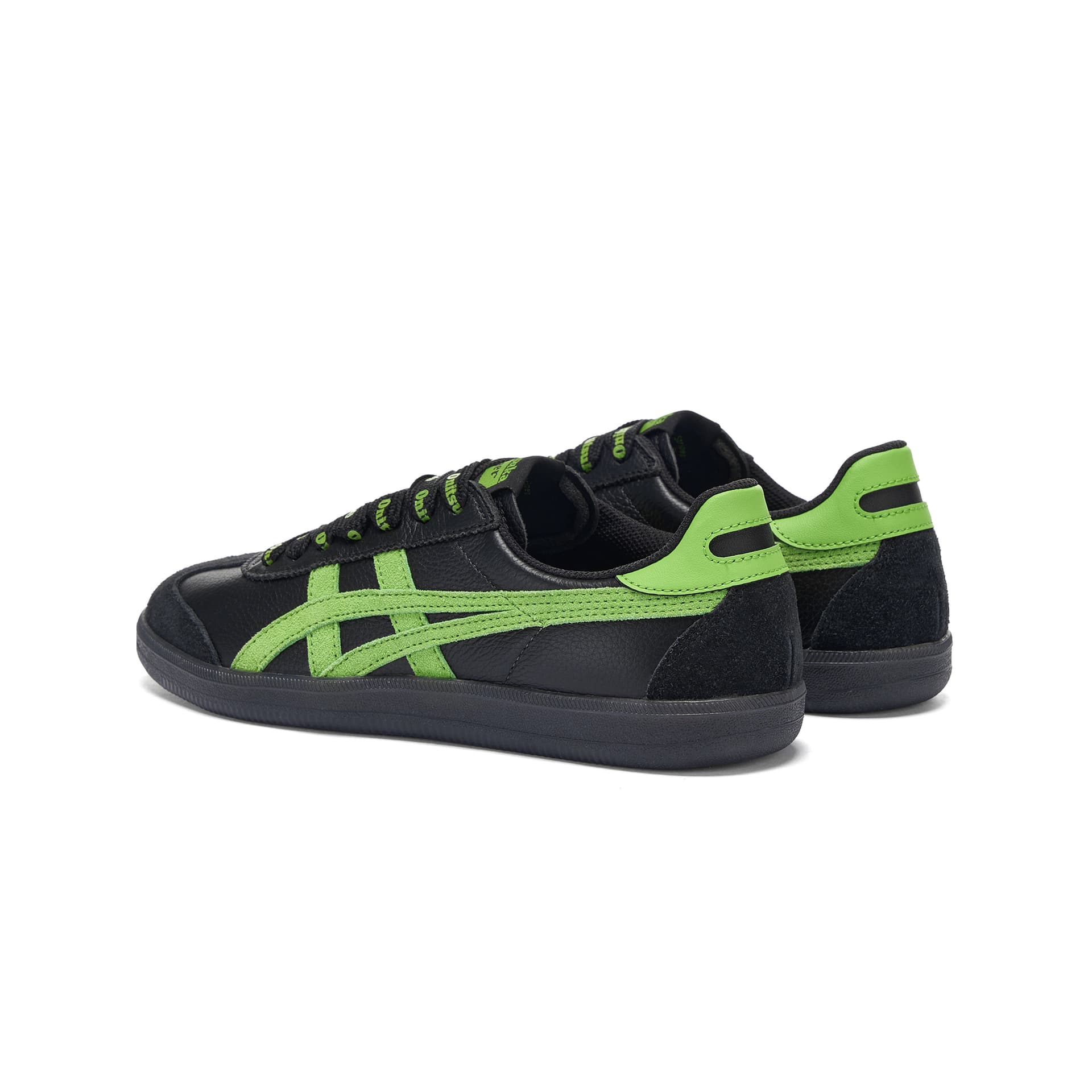 Кроссовки Onitsuka Tiger Tokuten Кеды немецкой армии (GAT) Low Топ Черный Зеленый Унисекс - изображение 4