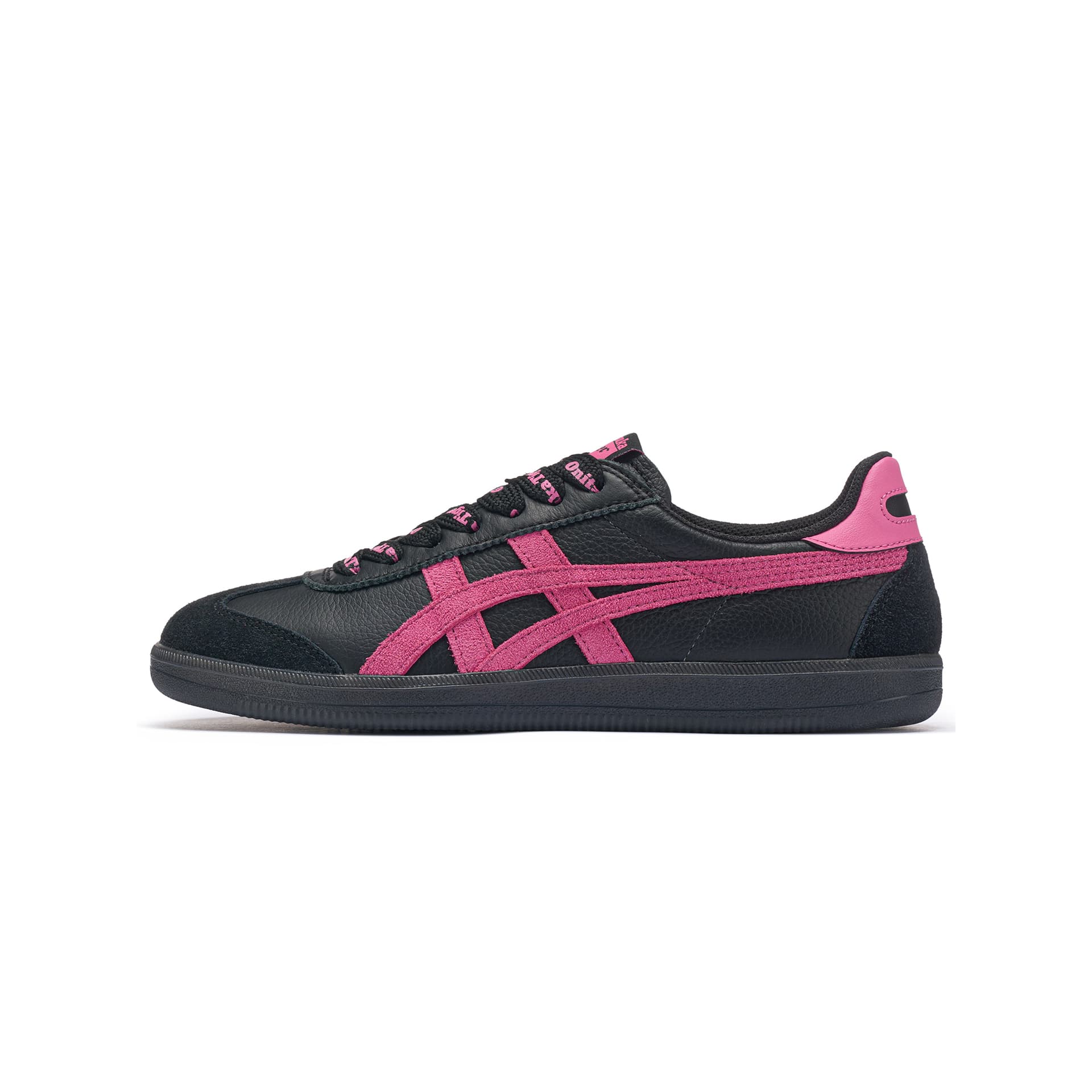 Кроссовки Onitsuka Tiger Tokuten Кеды немецкой армии (GAT) Low Топ Черный розовый Унисекс - изображение 1