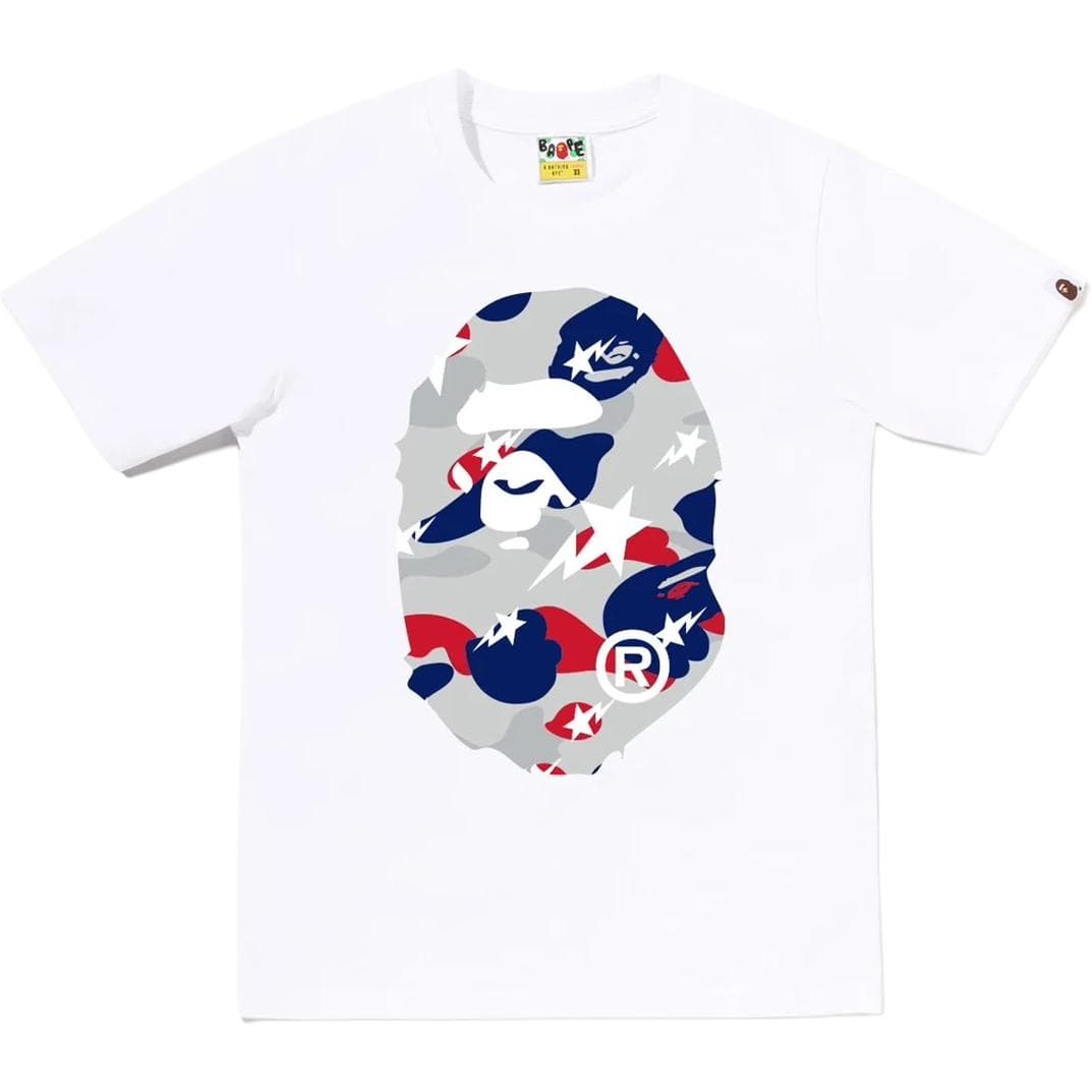 Футболка A BATHING APE STA STRIKE CAMO Женские T-рубашки - изображение 8