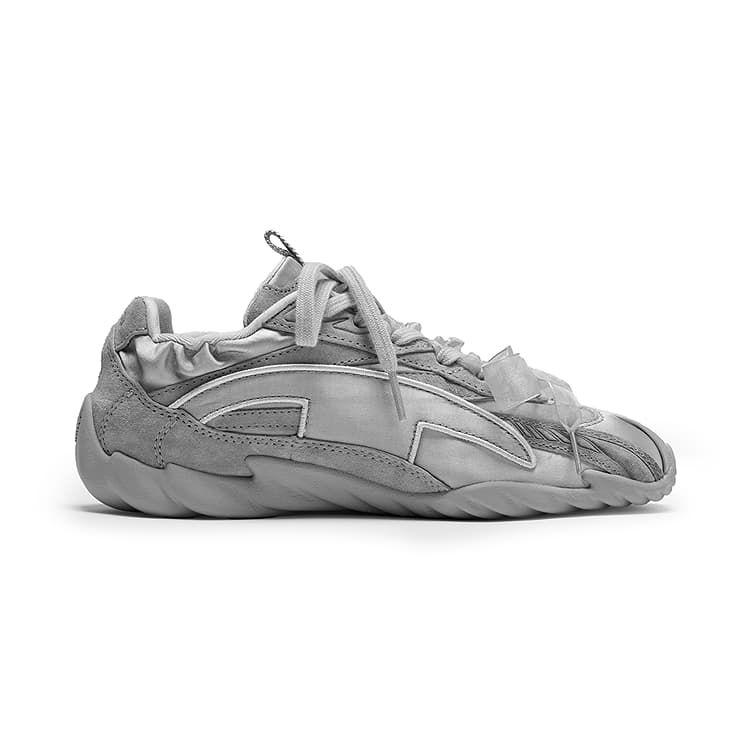 Кроссовки Champion Low-Top Повседневная Обувь Женская Ultra Серый Серебряный Белый - изображение 2