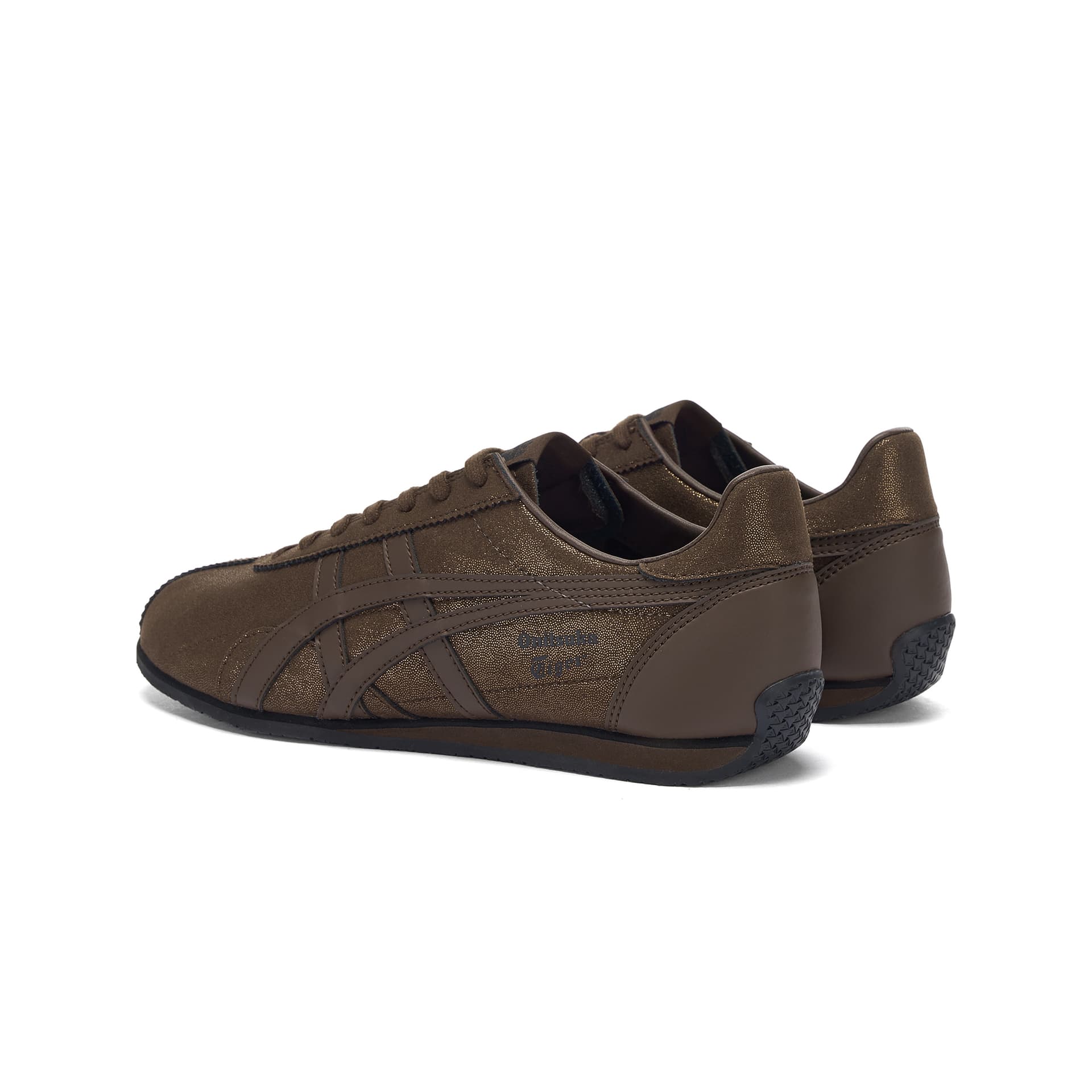 Кроссовки Onitsuka Tiger Runspark Повседневная обувь Low Топ Темно-кофейный Унисекс - изображение 4