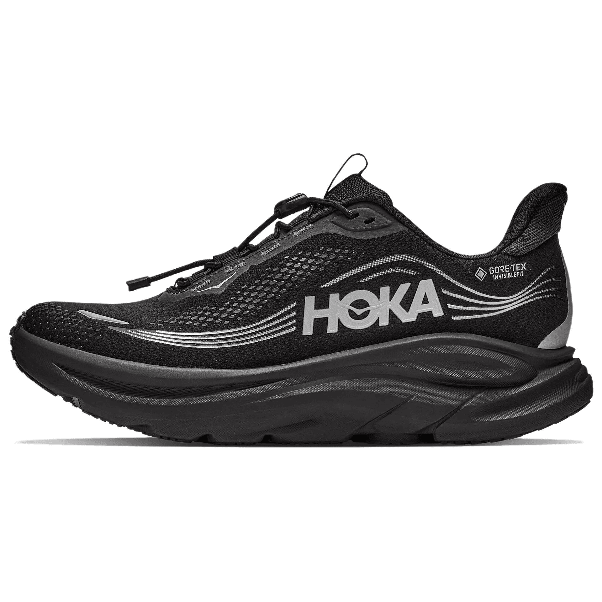Кроссовки для бега HOKA ONE ONE CLIFTON 11 Беговые кроссовки Low Топ Черный мужской - изображение 1