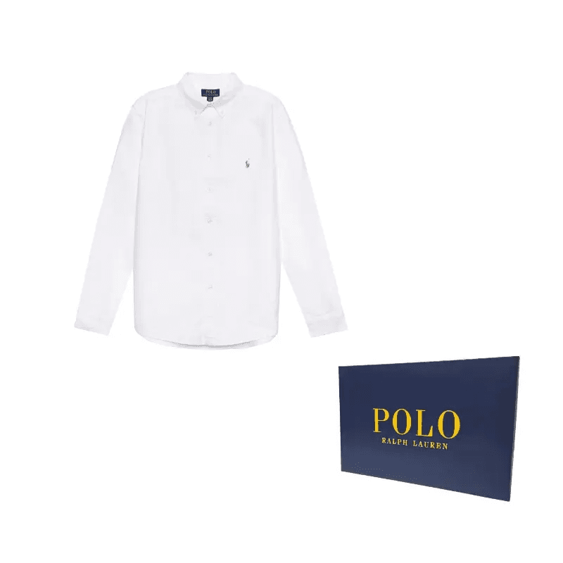Polo Ralph Lauren Рубашка SS23 Белый Детский - изображение 6