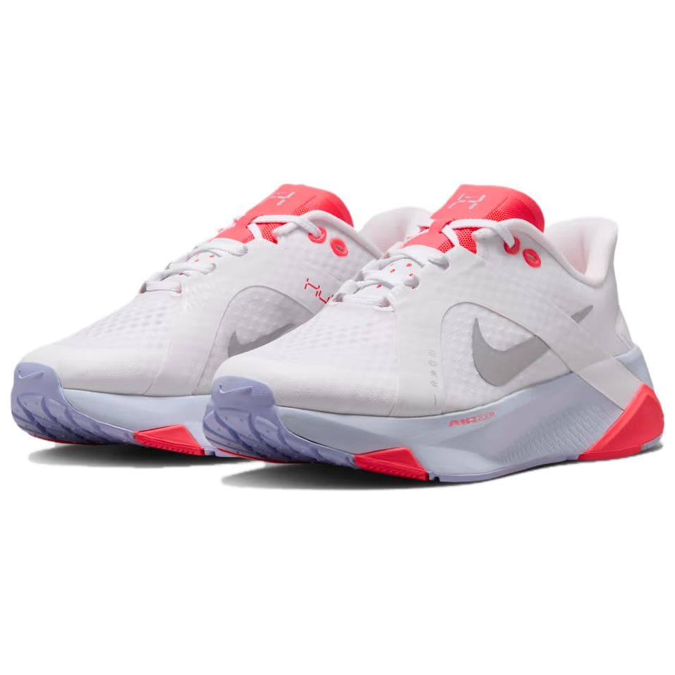 Кроссовки для бега NIKE Hybrid RN Беговые кроссовки Низкий Топ Белый Лазерный Темно-красный Футбольно-серый Металлическое серебро Женские - изображение 3