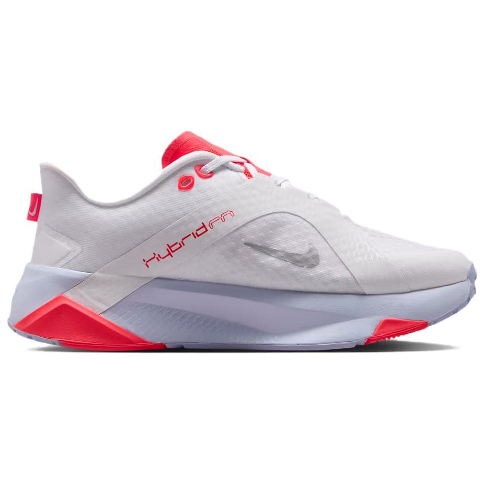 Кроссовки для бега NIKE Hybrid RN Беговые кроссовки Низкий Топ Белый Лазерный Темно-красный Футбольно-серый Металлическое серебро Женские - изображение 2
