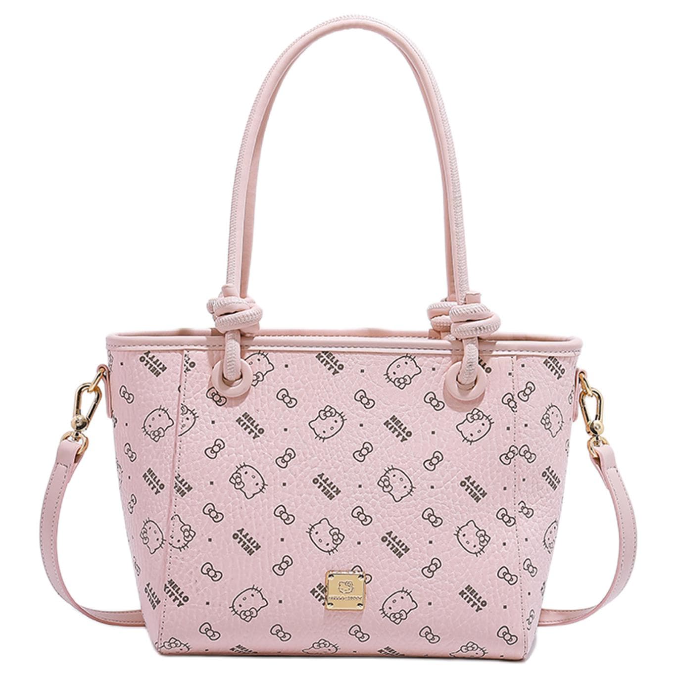 Мини-сумка Sanrio Hello Kitty PU (полиуретан) Сумка-тоут Сумка через плечо Средняя Женская Розовая - изображение 1