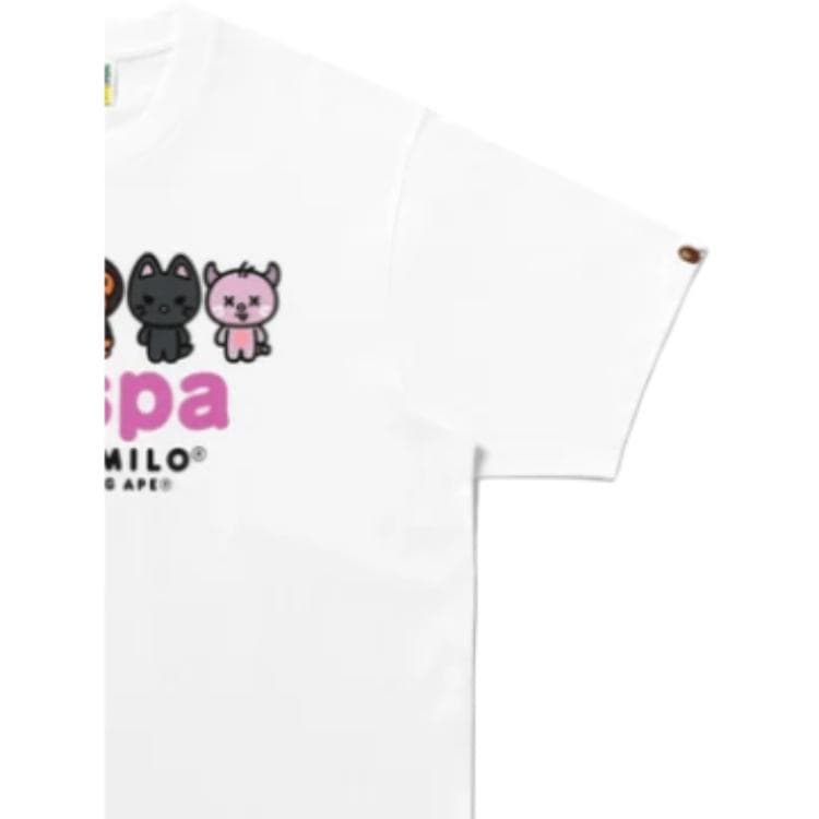 Футболка A BATHING APE aespa Унисекс T-рубашки - изображение 3