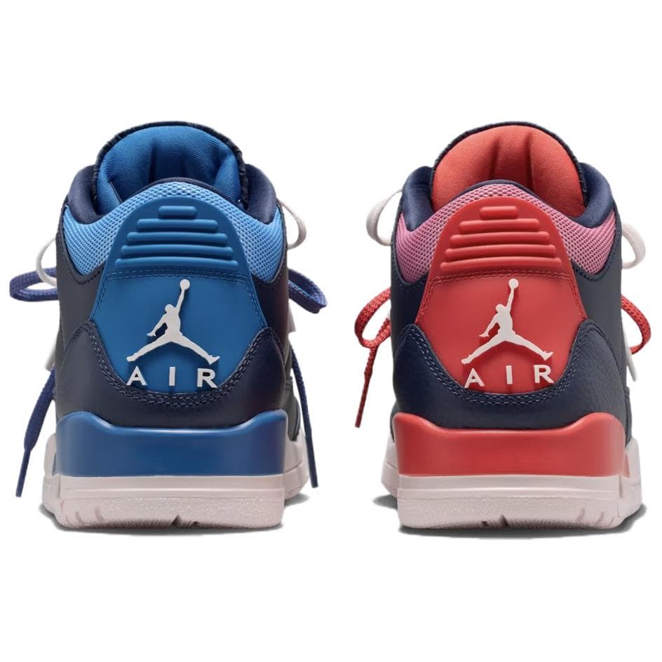 Ретро баскетбольные кроссовки Jordan Air Jordan 3 Ретро Баскетбольные Кроссовки Низ Синий Красный Женские - изображение 4