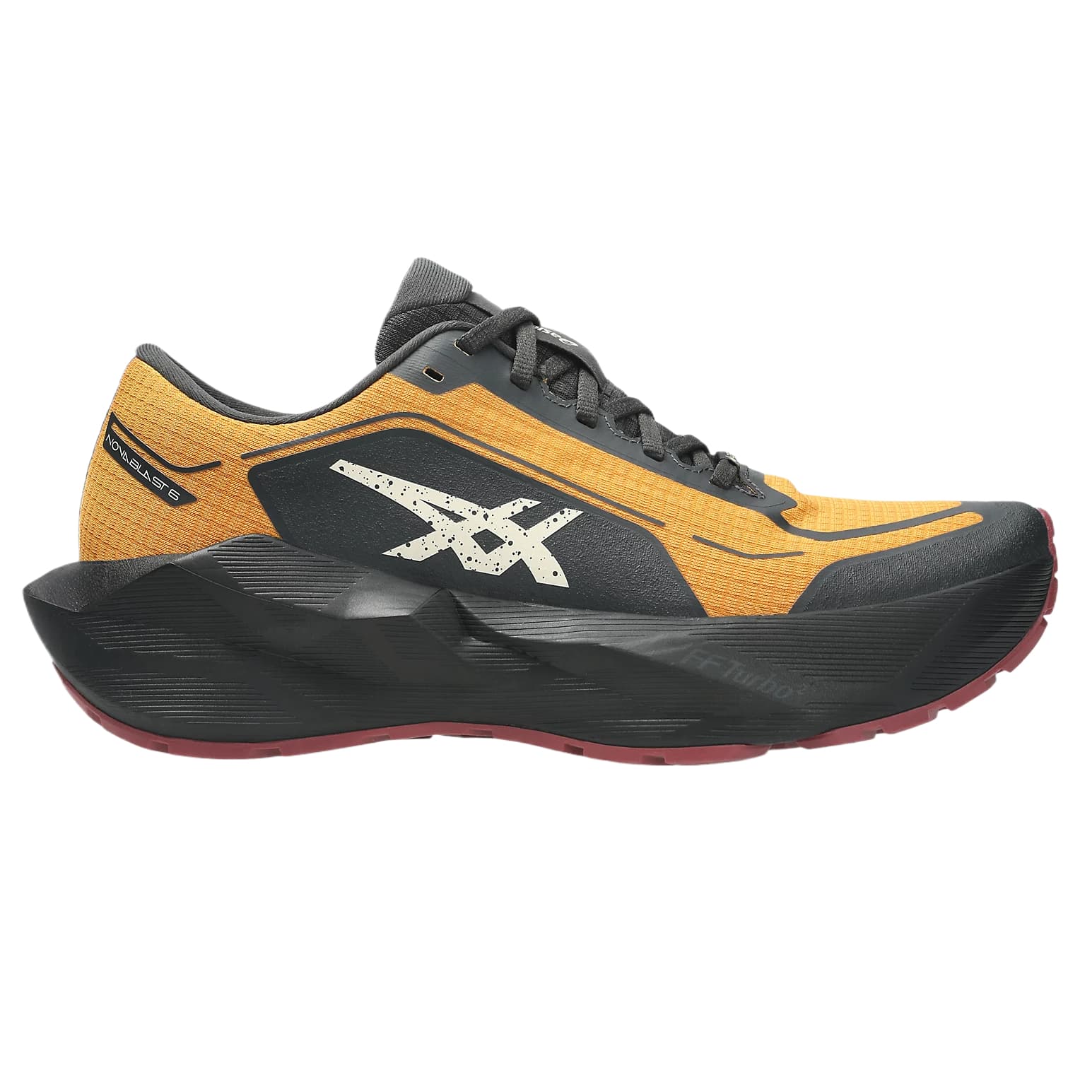Кроссовки для бега ASICS NOVABLAST 6 Беговые кроссовки Низкий Топ Песочный Шторм Черный Мужской - изображение 2