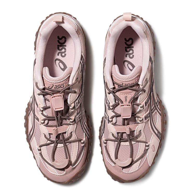 Кроссовки для бега ASICS Гель AMMG Беговые кроссовки Низкий Топ Розовый Женские - изображение 5
