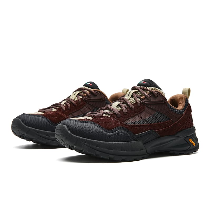 Кроссовки FILA Viva Уличная обувь Low Топ Темный кофейный Коричневый Устрица Черный Женские - изображение 3