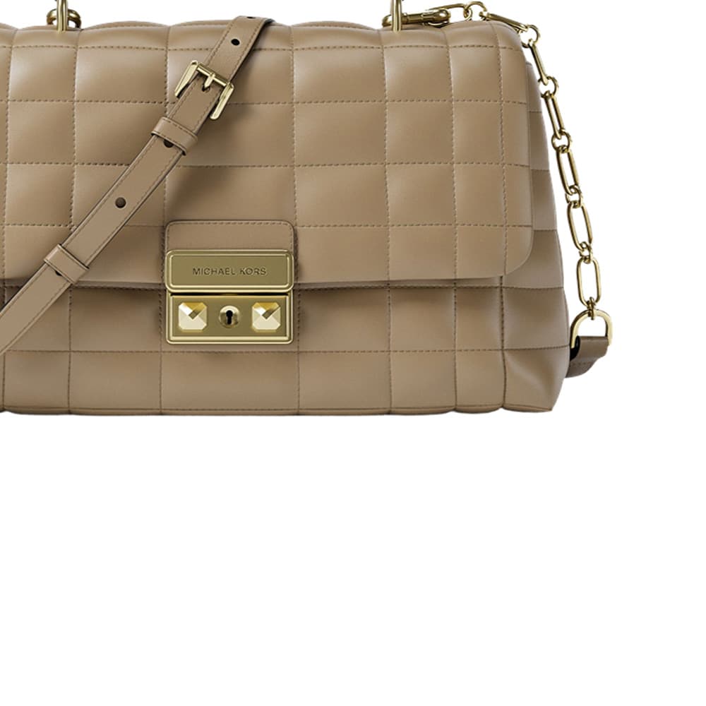Сумка MICHAEL KORS Tribeca Овчина Сумка Средняя Женская Верблюжий - изображение 5