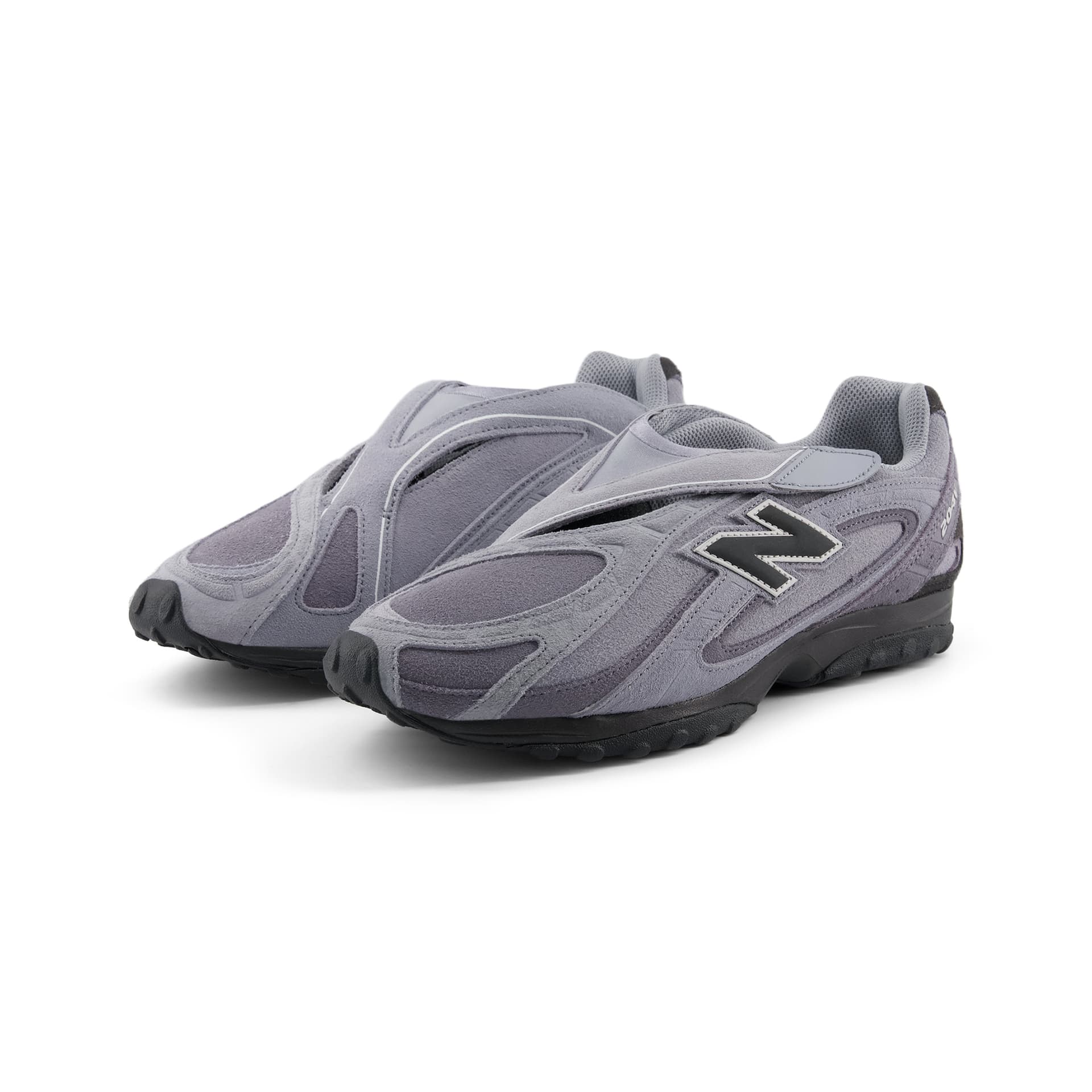 Кроссовки New Balance NB 204V Повседневная обувь Низкий топ Серый Синий Темно-фиолетовый Унисекс - изображение 3