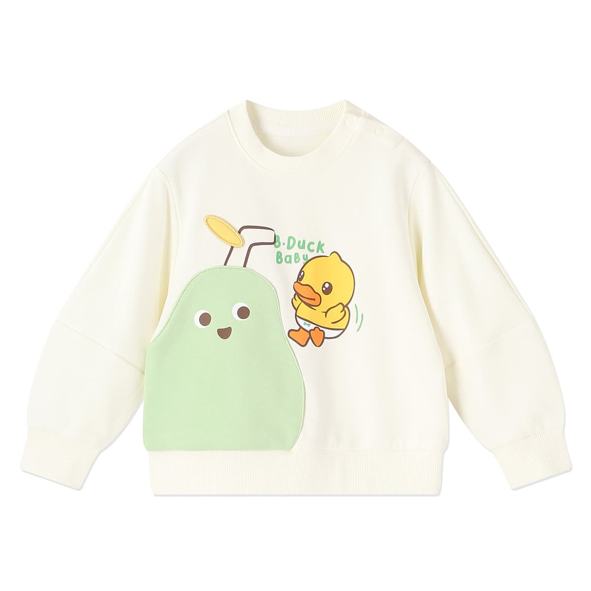Кофта B.DUCK Светло-бежевый белый Предшкольные Свитшоты - изображение 1