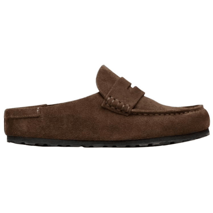 Сандалии Birkenstock Naples Универсальный мюли Тапочки с закрытым носом Унисекс Кофейный Регулярный (широкая версия) - изображение 2