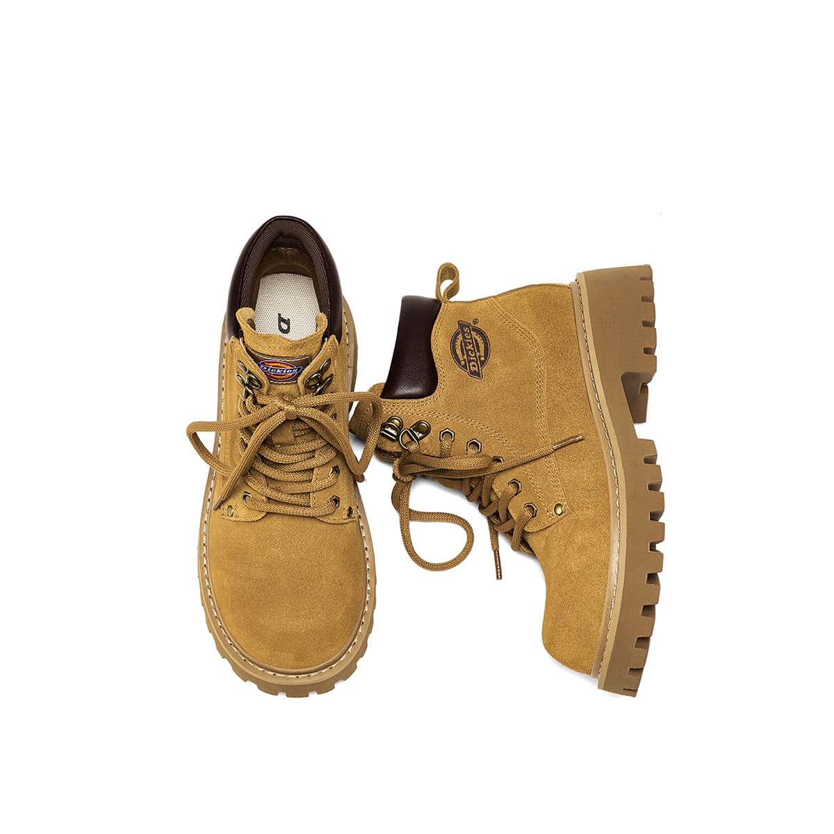 Ботинки Dickies Армейские ботинки High Top Верблюжий цвет Женские - изображение 3