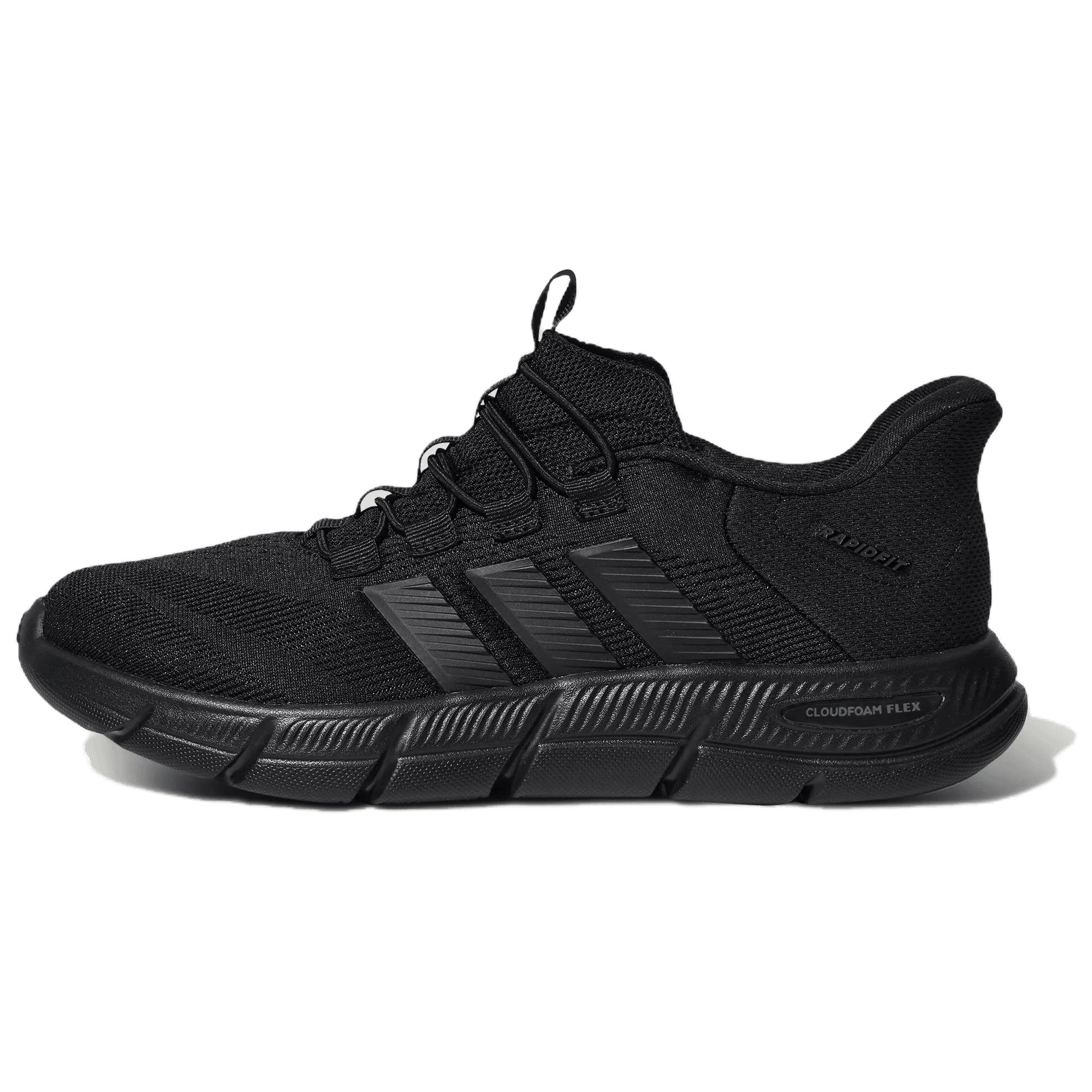 Кроссовки Adidas Cloudfoam Flex Rapidfit Ходьба Кроссовки Низкий Верх Черный Угольный Черный Унисекс - изображение 1