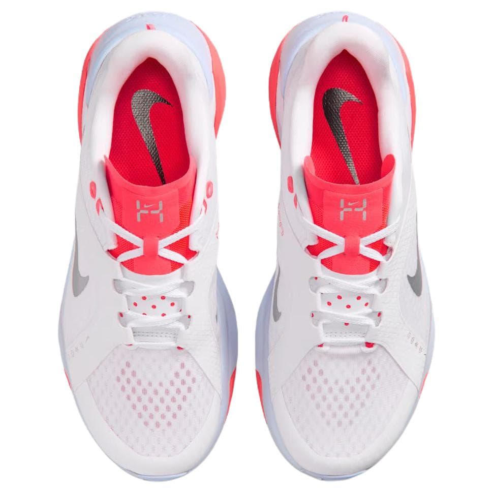 Кроссовки для бега NIKE Hybrid RN Беговые кроссовки Низкий Топ Белый Лазерный Темно-красный Футбольно-серый Металлическое серебро Женские - изображение 4
