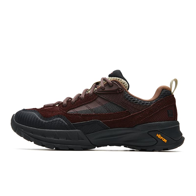 Кроссовки FILA Viva Уличная обувь Low Топ Темный кофейный Коричневый Устрица Черный Женские - изображение 1
