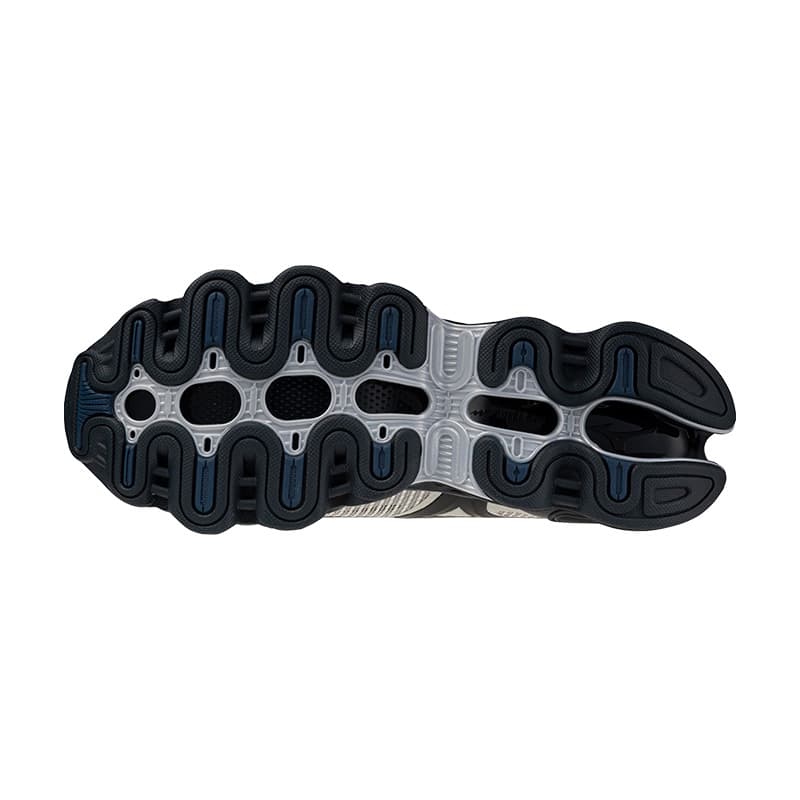 Кроссовки для бега Mizuno Wave Prophecy 15 Беговые кроссовки Низкий Топ Белый Синий Темно-синий Мужской - изображение 5