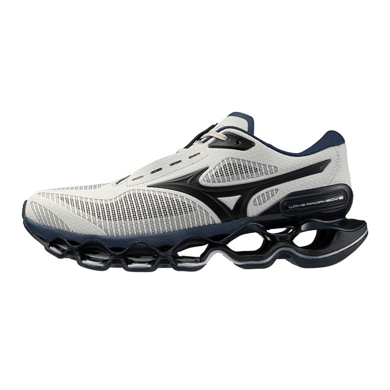 Кроссовки для бега Mizuno Wave Prophecy 15 Беговые кроссовки Низкий Топ Белый Синий Темно-синий Мужской - изображение 1
