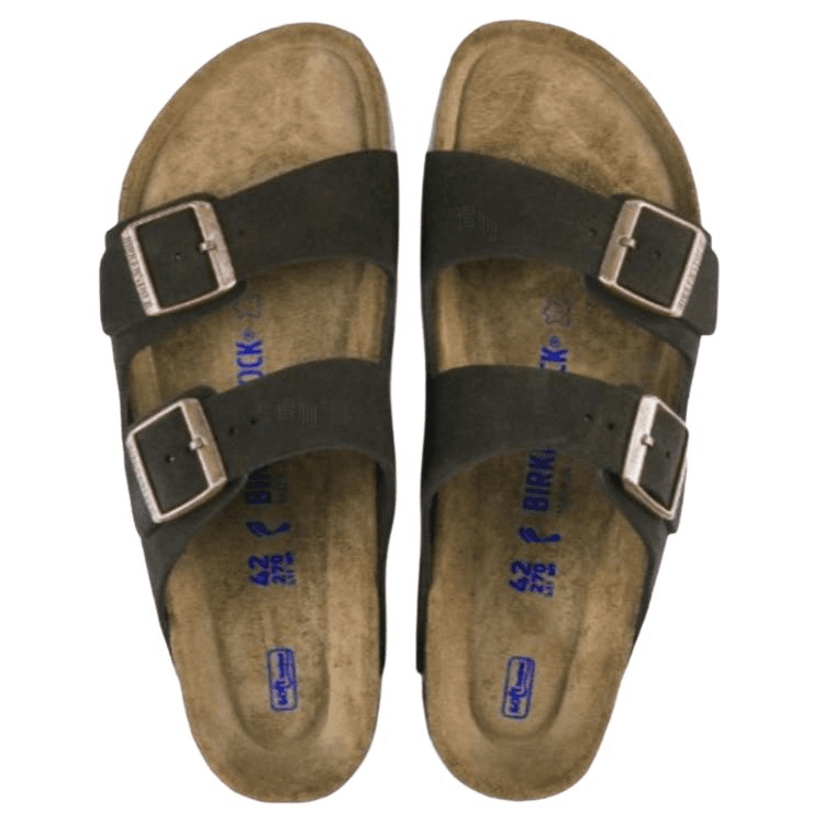 Сандалии Birkenstock Mocha Suede Double Buckle Slides - изображение 4
