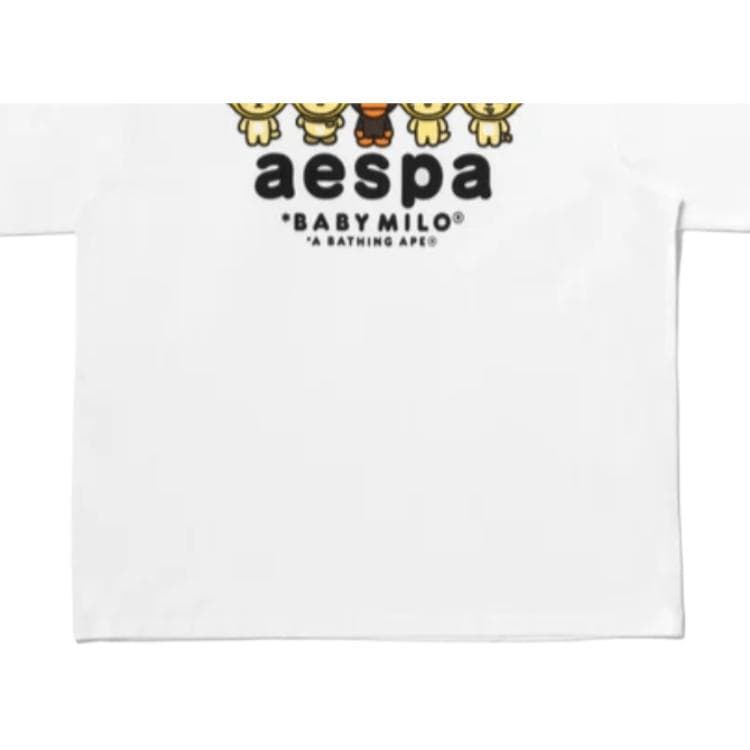Футболка A BATHING APE aespa Женские T-рубашки - изображение 3