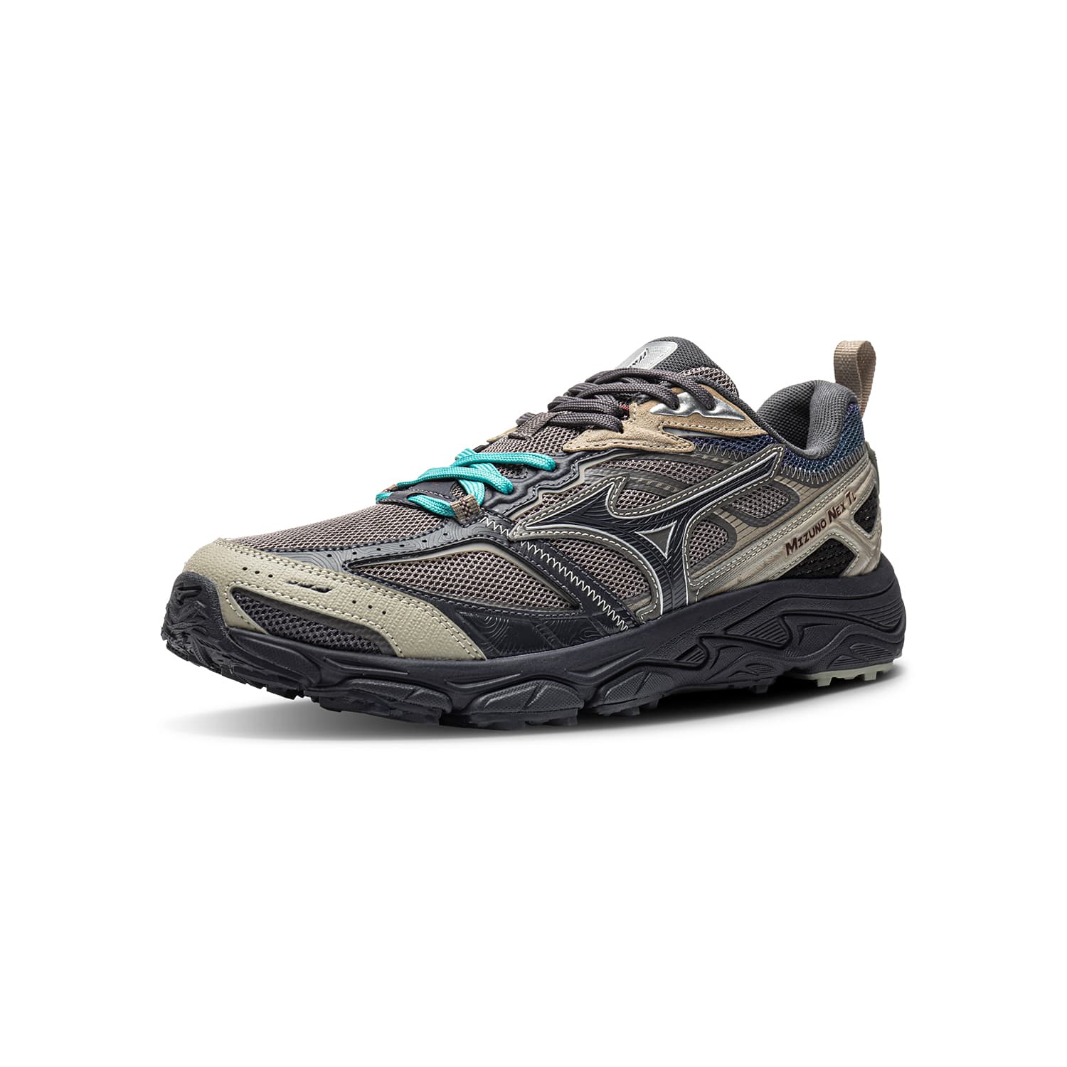 Кроссовки для бега Mizuno NEX Беговые кроссовки Низкий Топ Железный Tower Серый Алюминий Эбеново-серый Унисекс - изображение 2