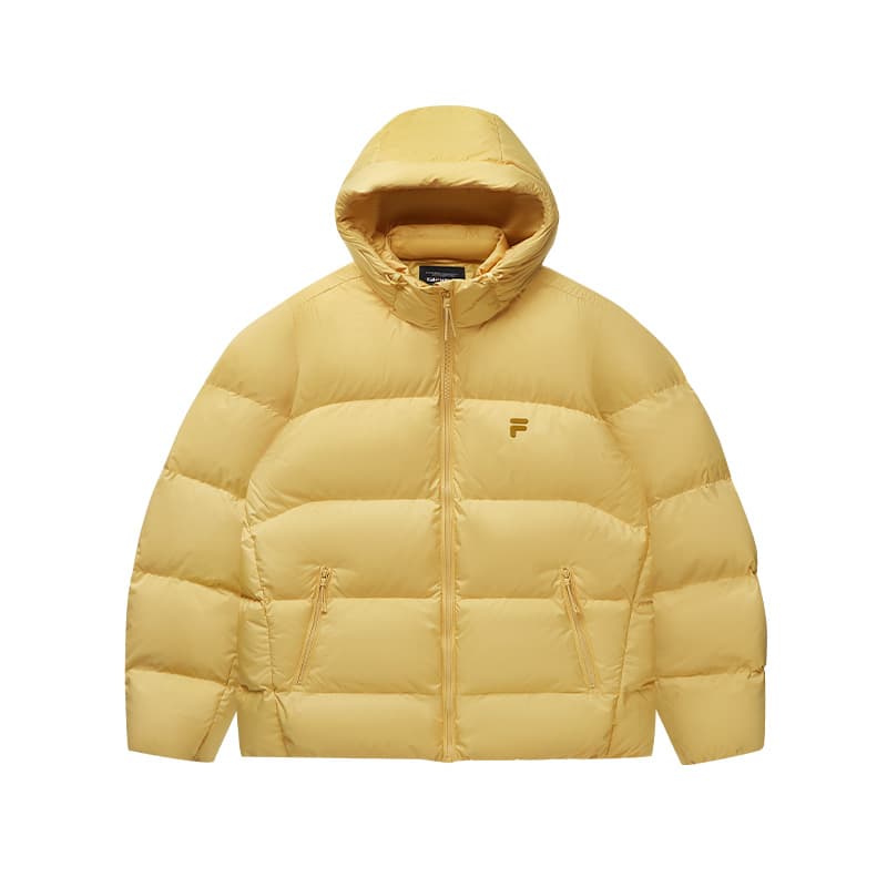 Зимняя куртка FILA FUSION FOB Пуховик Унисекс Средне-желтый - изображение 1