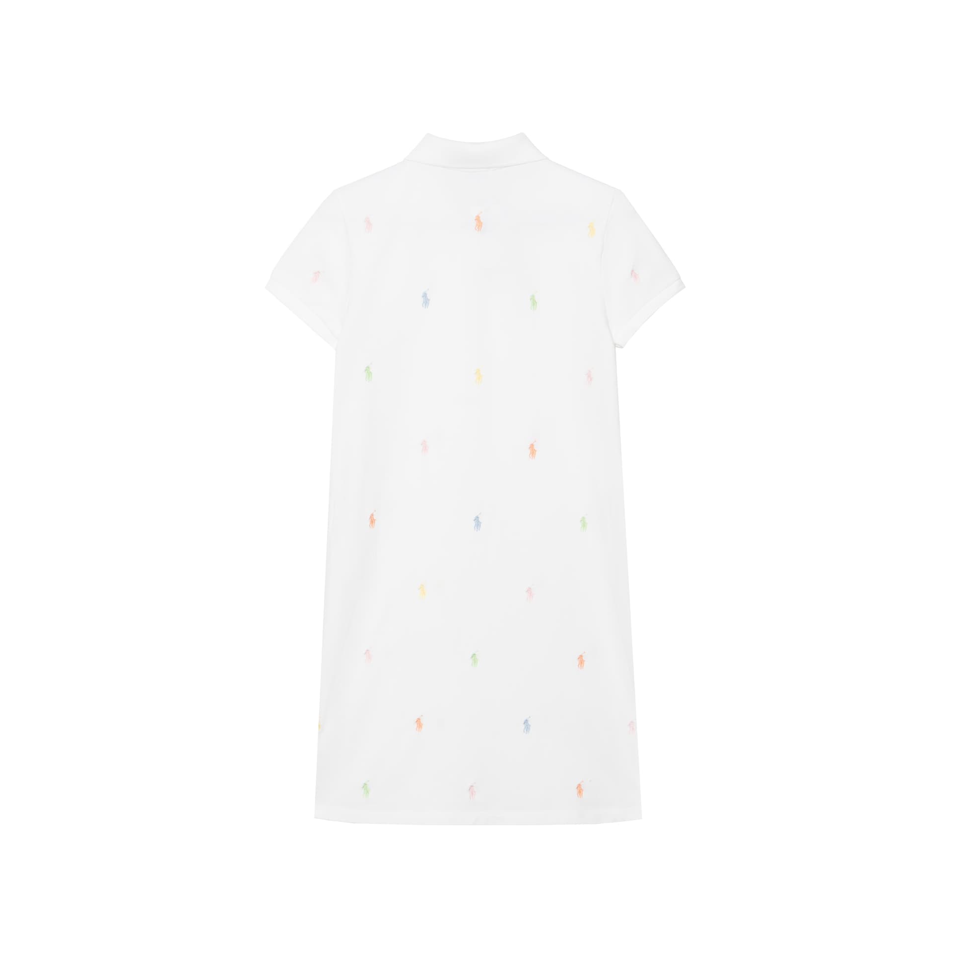Polo Ralph Lauren Платье Polo Pony SS25 Прямой крой Версия Белый Подростки - изображение 2