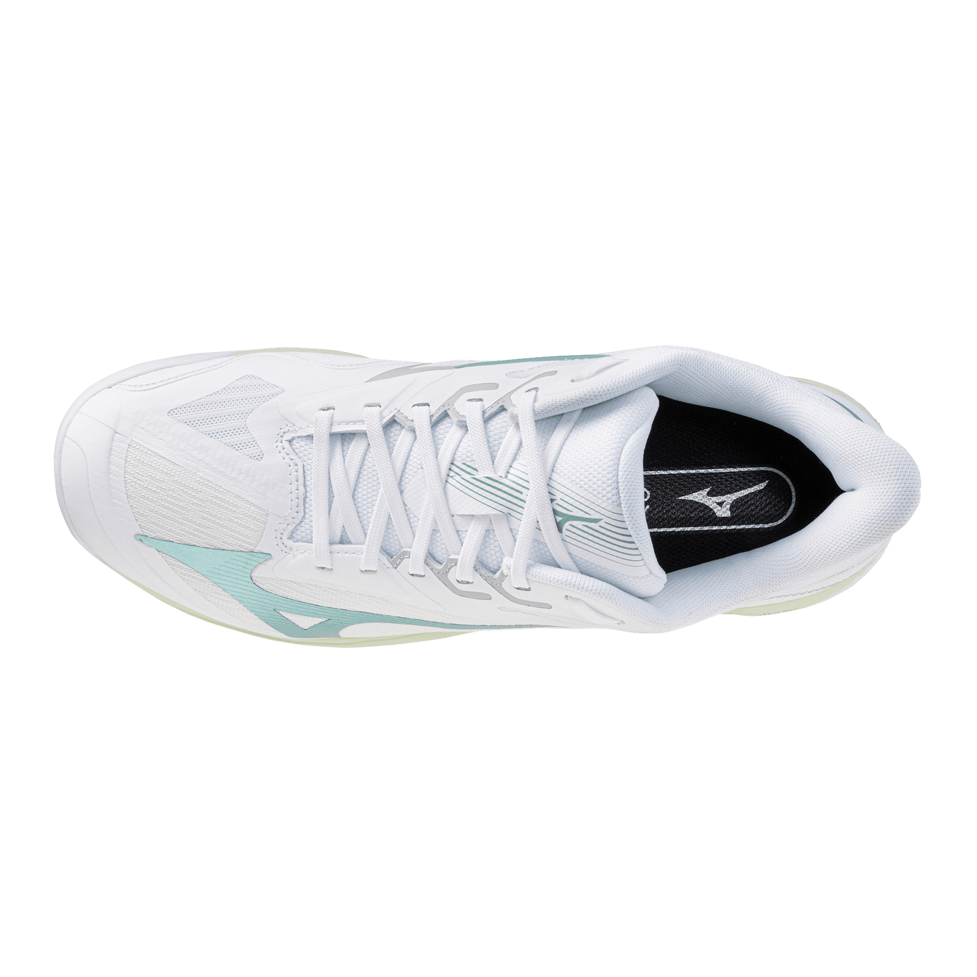 Кроссовки для тенниса Mizuno WAVE EXCEED COURT Теннисные кроссовки Низкий топ Белый Светло-зеленый 61GA261803 Унисекс - изображение 3