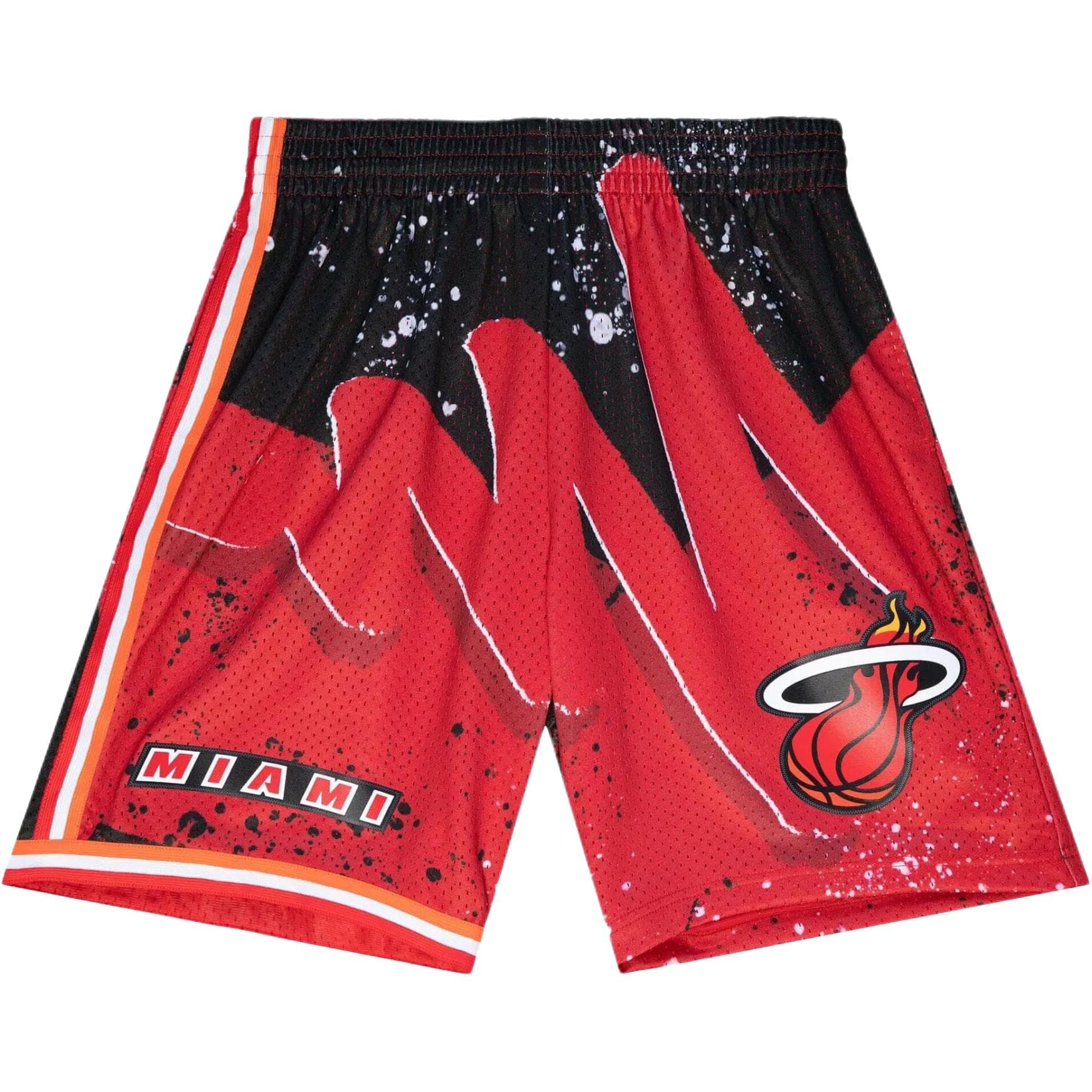 Баскетбольные шорты Mitchell Ness Майами Хит Алый Men's Basketball Шорты - изображение 1