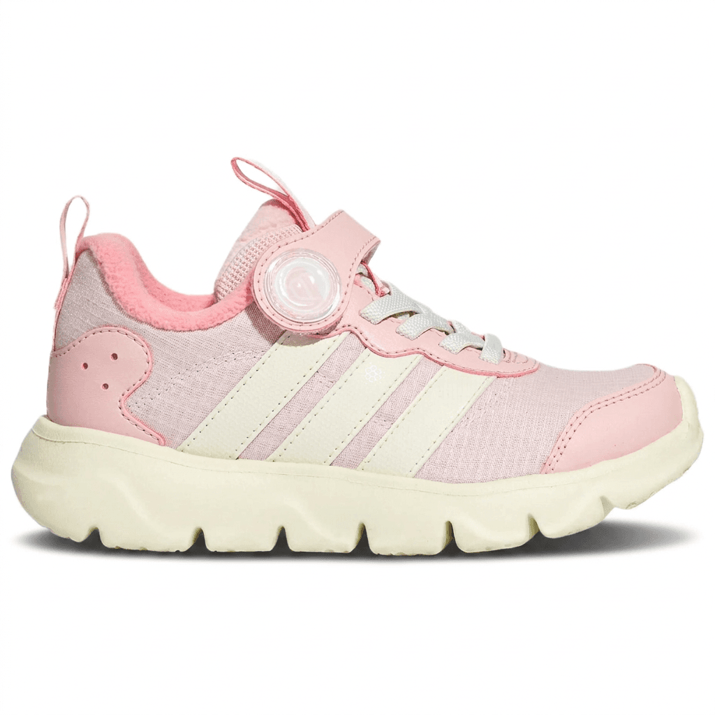 Кроссовки Adidas Playflow 2,0 Детские беговые кроссовки Low Топ Розовый Слоновая кость Kids - изображение 2