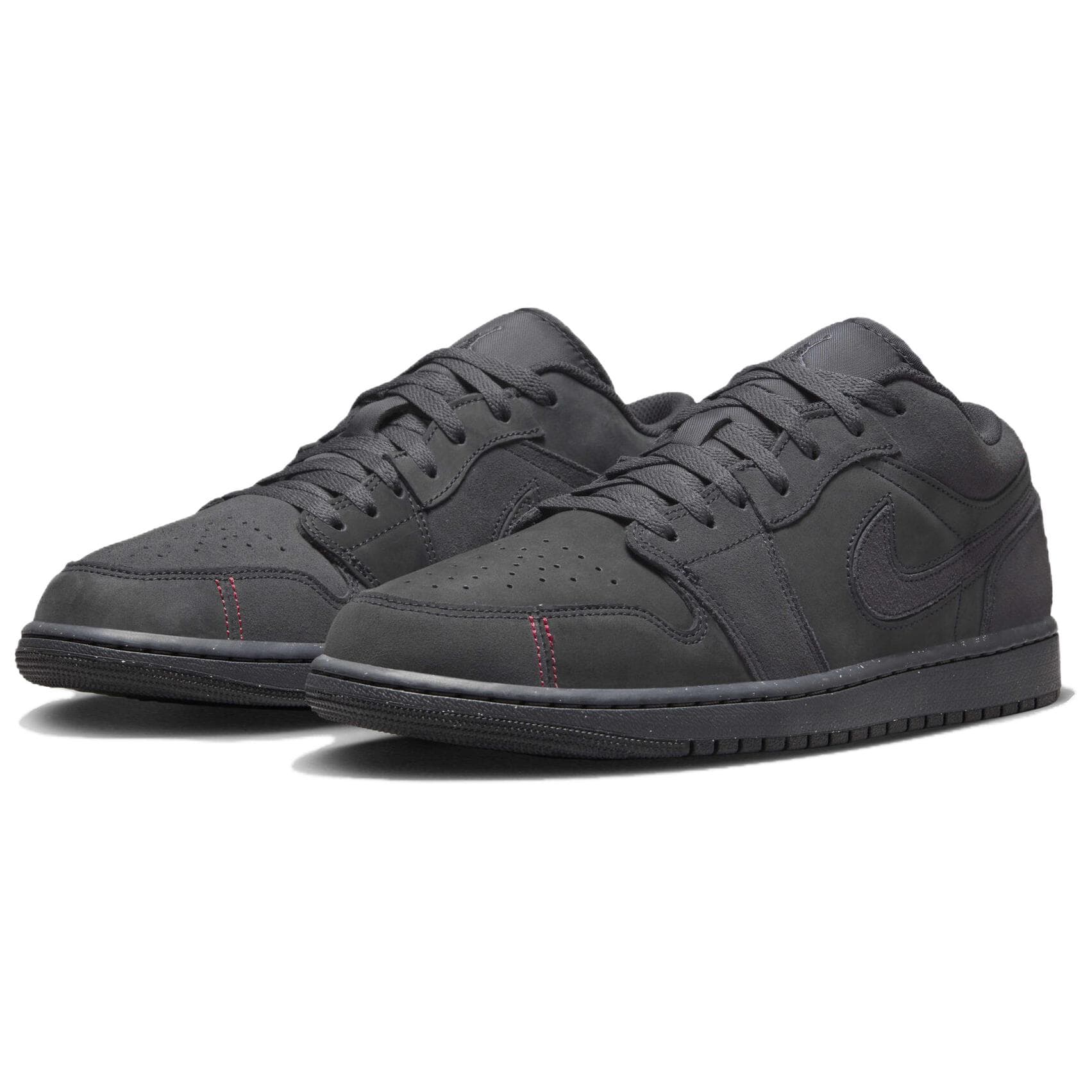 Ретро баскетбольные кроссовки Jordan Air Jordan 1 Low Black Grey - изображение 3