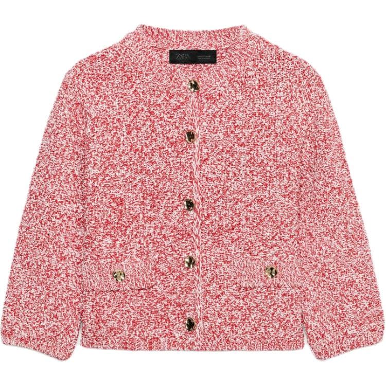 Кофта zara Красный Белый Женские Трикотаж - изображение 1