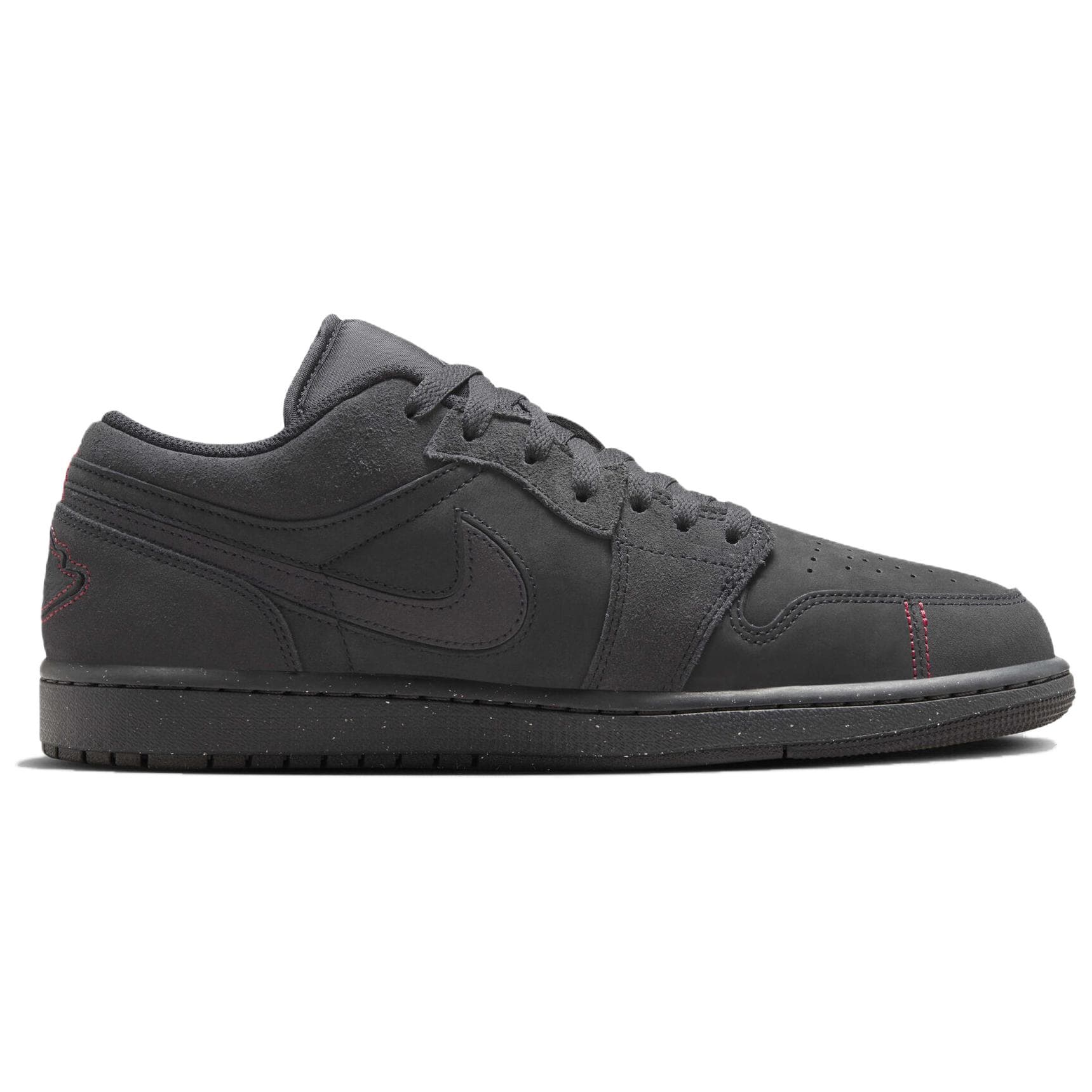 Ретро баскетбольные кроссовки Jordan Air Jordan 1 Low Black Grey - изображение 2