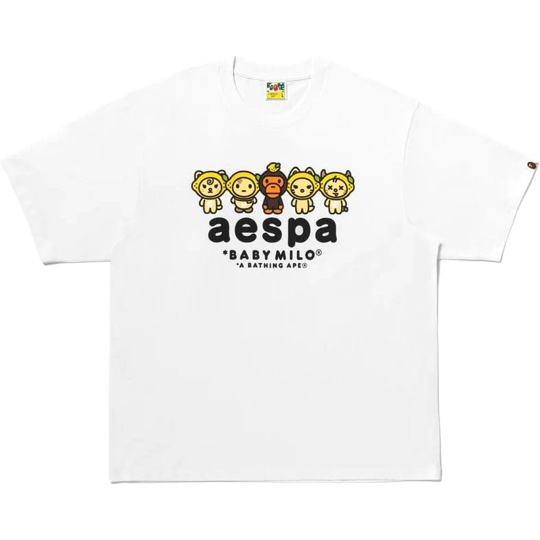 Футболка A BATHING APE aespa Унисекс T-рубашки - изображение 1