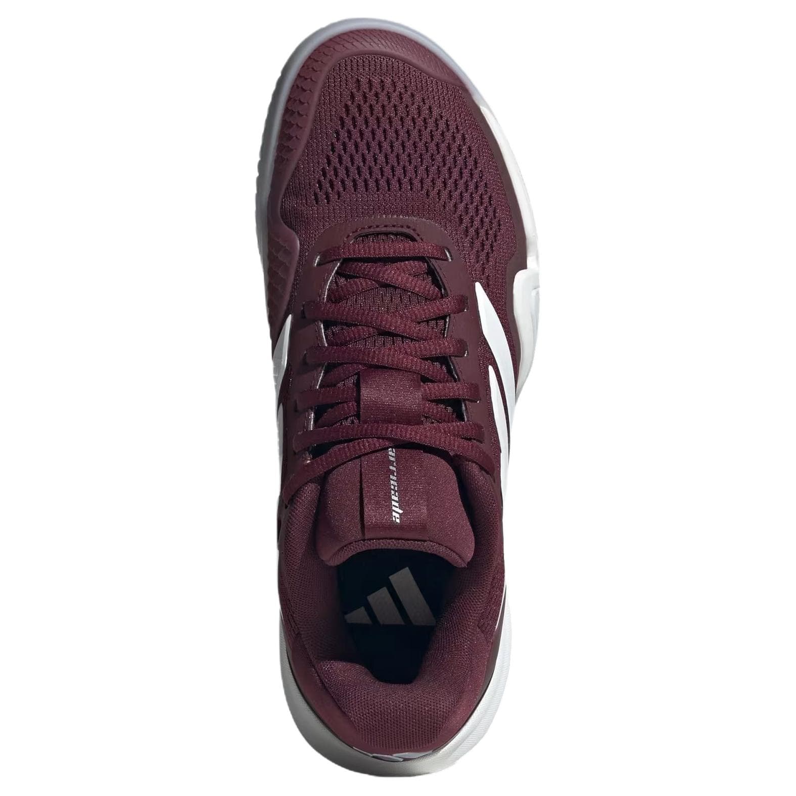 Кроссовки для тенниса Adidas BARRICADE 14 Теннисные кроссовки Низкий верх Коричневый Красный Облачно-белый Женские - изображение 3