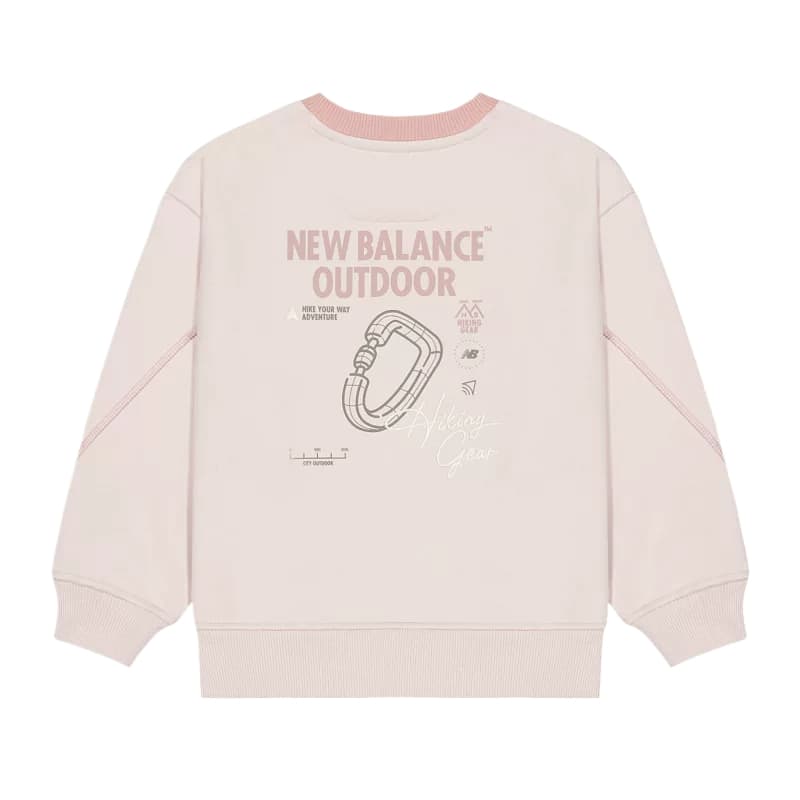 new balance Розовый Kids Толстовки - изображение 2