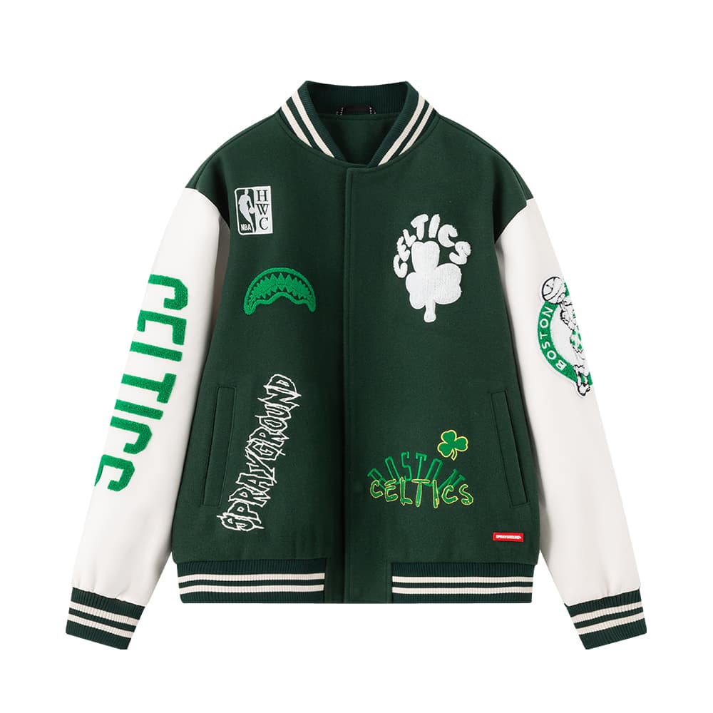 Бомбер SPRAYGROUND | NBA HWC Мужской Бейсбольные куртки - изображение 1