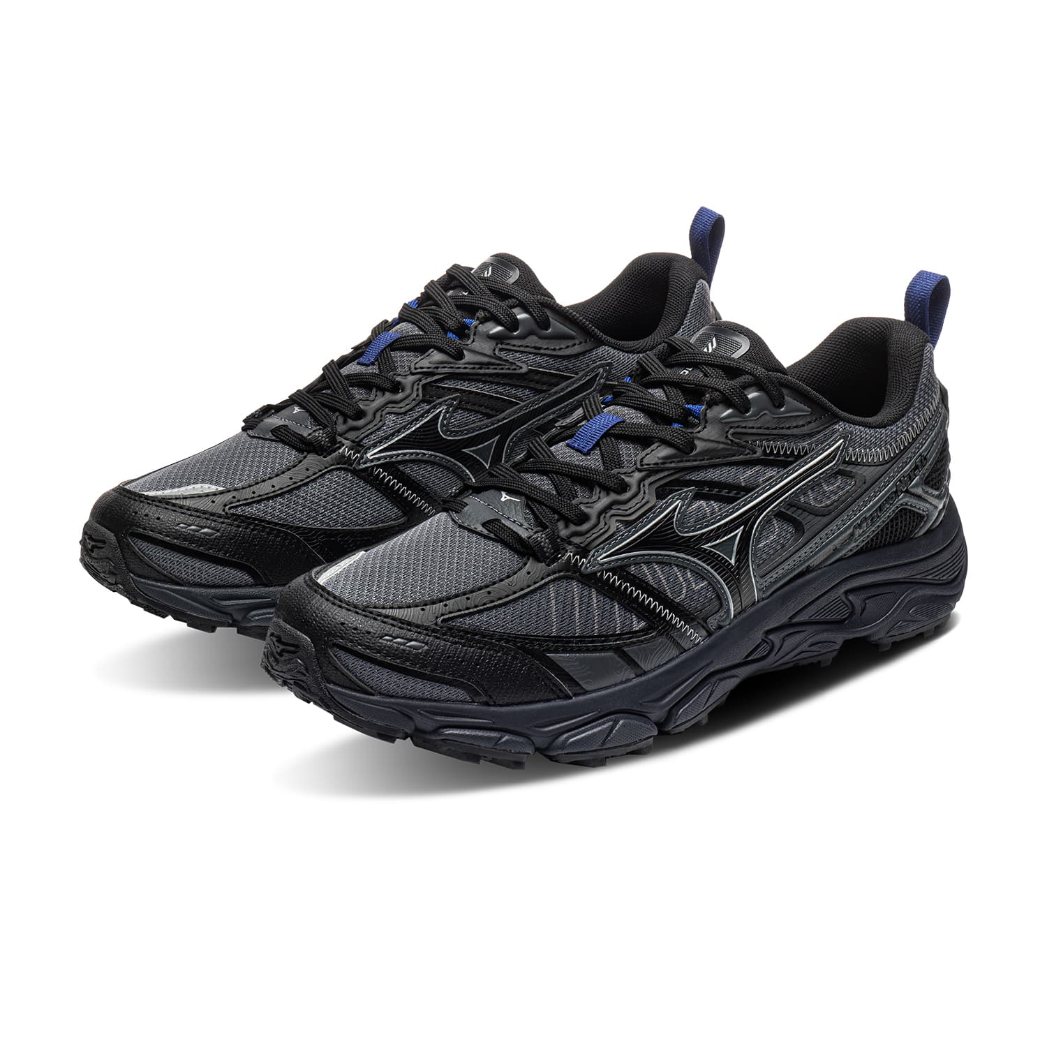 Кроссовки для бега Mizuno NEX Беговые кроссовки Низкий Топ DAZZLE Серый Deep Iron Серый Черный Унисекс - изображение 4
