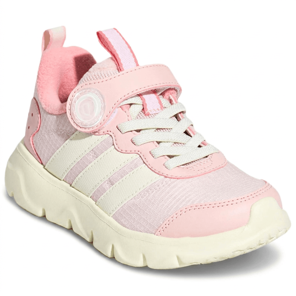Кроссовки Adidas Playflow 2,0 Детские беговые кроссовки Low Топ Розовый Слоновая кость Kids - изображение 3