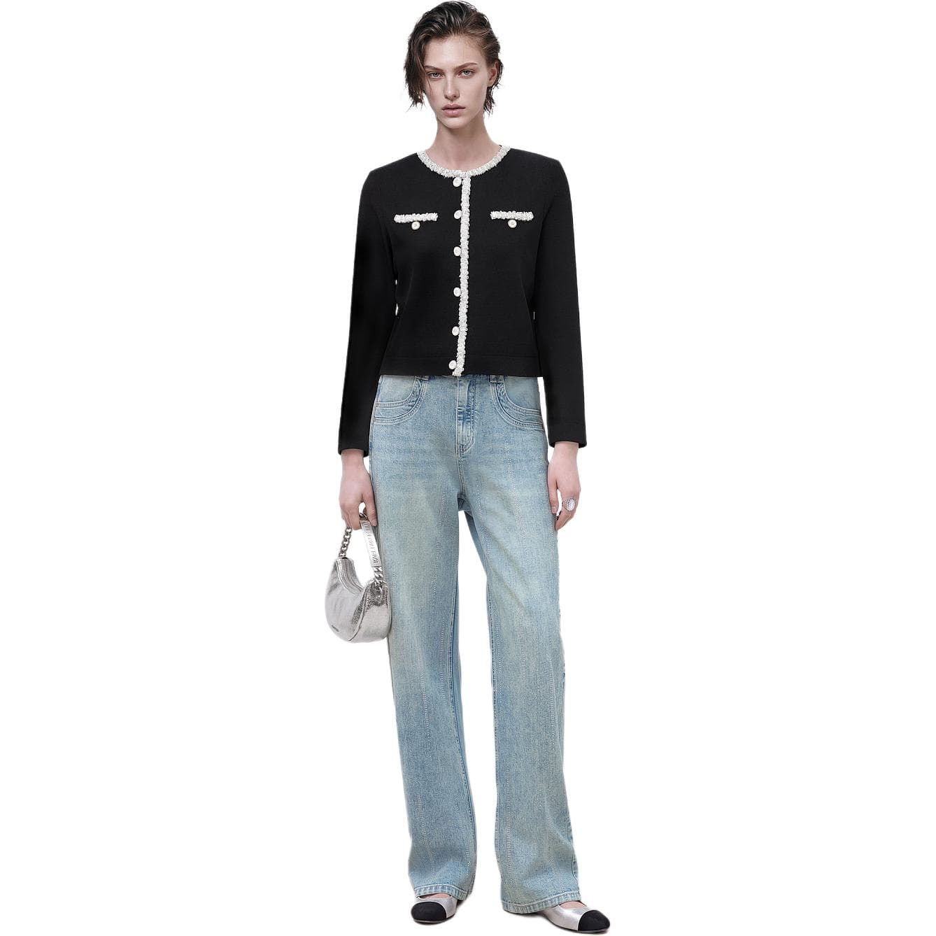 Куртка KARL LAGERFELD Черный Женские Куртки - изображение 1