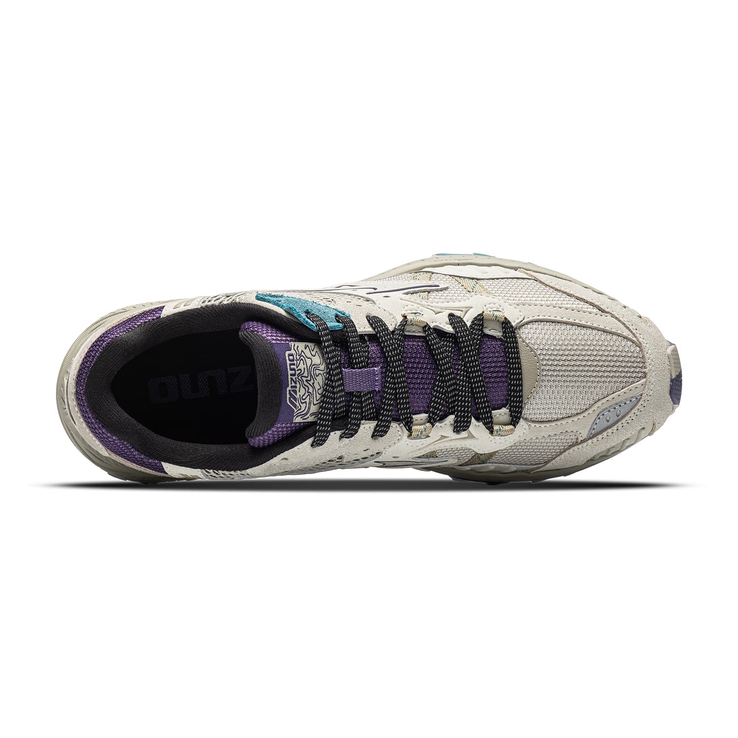 Кроссовки для бега Mizuno Racer ADV Лоу-топы Беговые кроссовки Унисекс Белый серый пурпурный - изображение 3